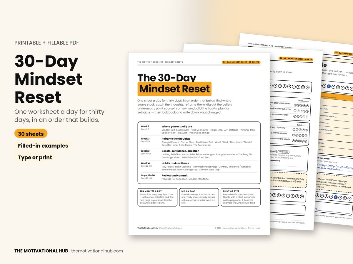 30-Day Mindset Reset preview
