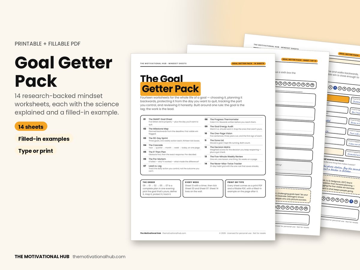 Goal Getter Pack preview